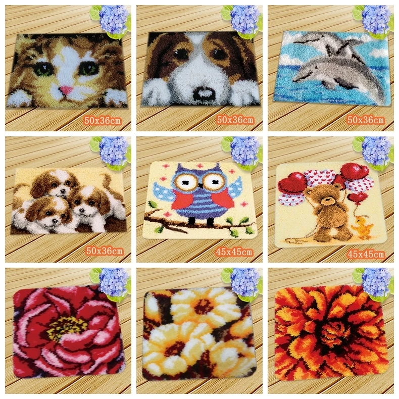 Knooppakket Klink Haak Kleed Bloemen Needlework Mat Gift Embroidery Button Cushion Animals Latch Hook Kit Almofadas Diy Smyrna
Knooppakket Klink Haak Kleed Bloemen Needlework Mat Gift Embroidery Button Cushion Animals Latch Hook Kit Almofadas Diy Smyrna