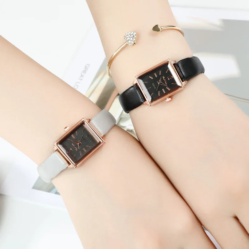 Casual Women Small Dial Square Watch Leather Bracelet Watch Designer Ladies Clock Simple Dress Gfit Student Montre Femme
Casual Women Small Dial Square Watch Leather Bracelet Watch Designer Ladies Clock Simple Dress Gfit Student Montre Femme