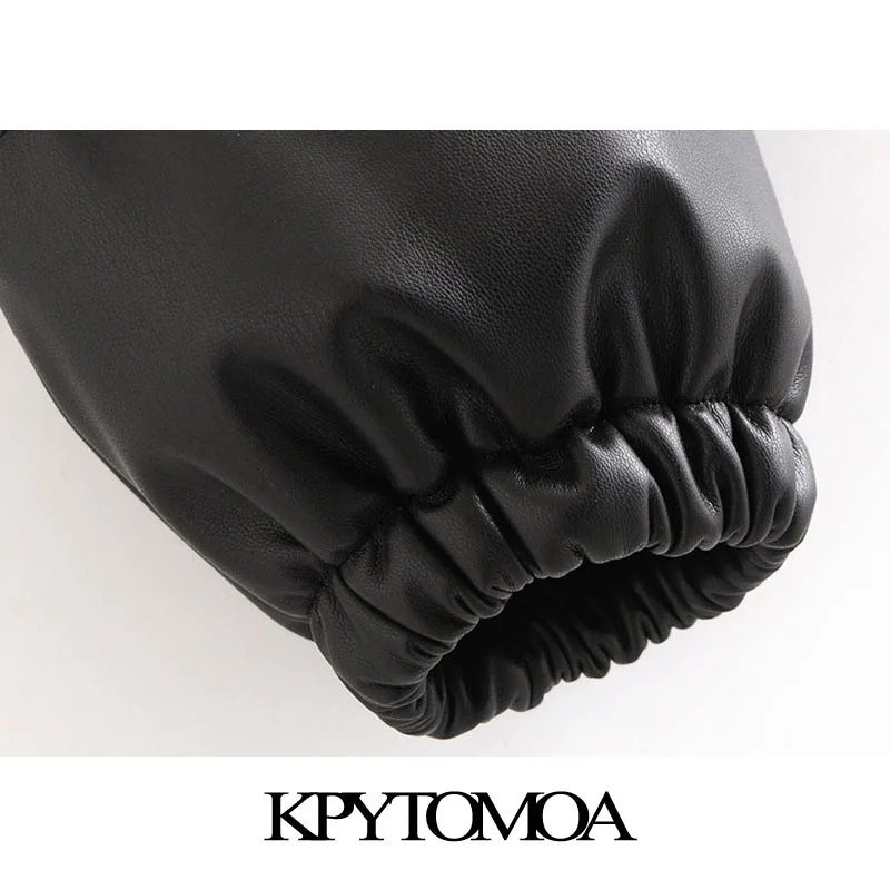 KPYTOMOA Women 2020 Fashion Faux Leather Padded Jacket Thick Warm Parka Coat Vintage Long Sleeve Female Outerwear Chic Tops 
KPYTOMOA Women 2020 Fashion Faux Leather Padded Jacket Thick Warm Parka Coat Vintage Long Sleeve Female Outerwear Chic Tops