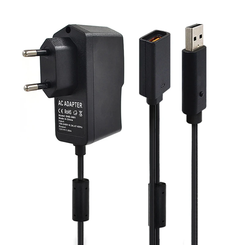 Адаптер питания переменного тока 100-240 В, зарядное устройство USB для 360 XBOX360 Kinect Sensor -EU Plug
Адаптер питания переменного тока 100-240 В, зарядное устройство USB для 360 XBOX360 Kinect Sensor -EU Plug