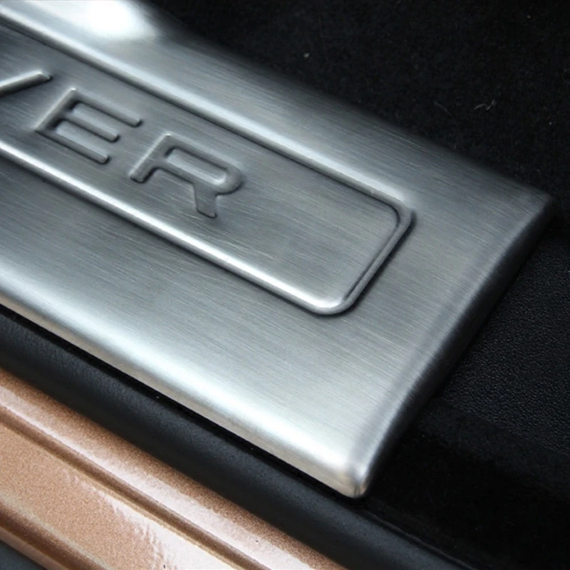 Stainless Steel Door Sill Scuff Plate Trim Threshold Guards Sills For Range Rover Evoque 2012-2018 Car Welcome Pedal 4pcs/set
Stainless Steel Door Sill Scuff Plate Trim Threshold Guards Sills For Range Rover Evoque 2012-2018 Car Welcome Pedal 4pcs/set