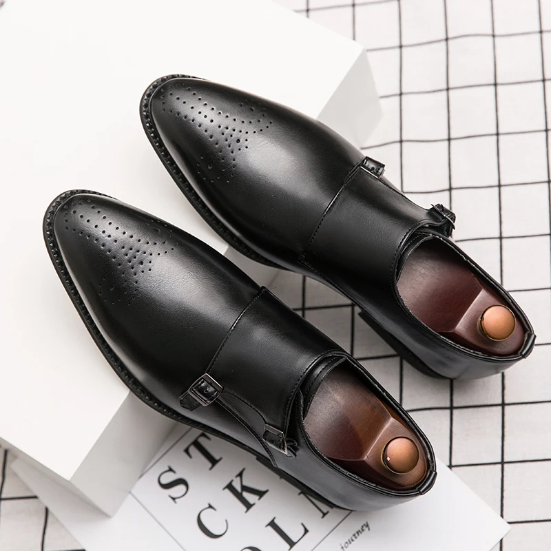 Vintage Men Office Dress Shoes ZSAUAN Monk Strap PU Leather Men Brogue Shoes Solid Daily Formal Footwear Elegant Big Size 38-46
Vintage Men Office Dress Shoes ZSAUAN Monk Strap PU Leather Men Brogue Shoes Solid Daily Formal Footwear Elegant Big Size 38-46