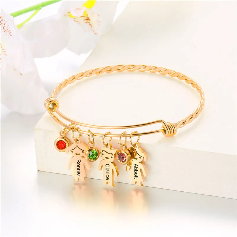 Custom Name Bracelet With Birthstone Child Kids Jewelry Stainless Steel Bracelet For Women Personalized Gifts For Women Moms
Custom Name Bracelet With Birthstone Child Kids Jewelry Stainless Steel Bracelet For Women Personalized Gifts For Women Moms