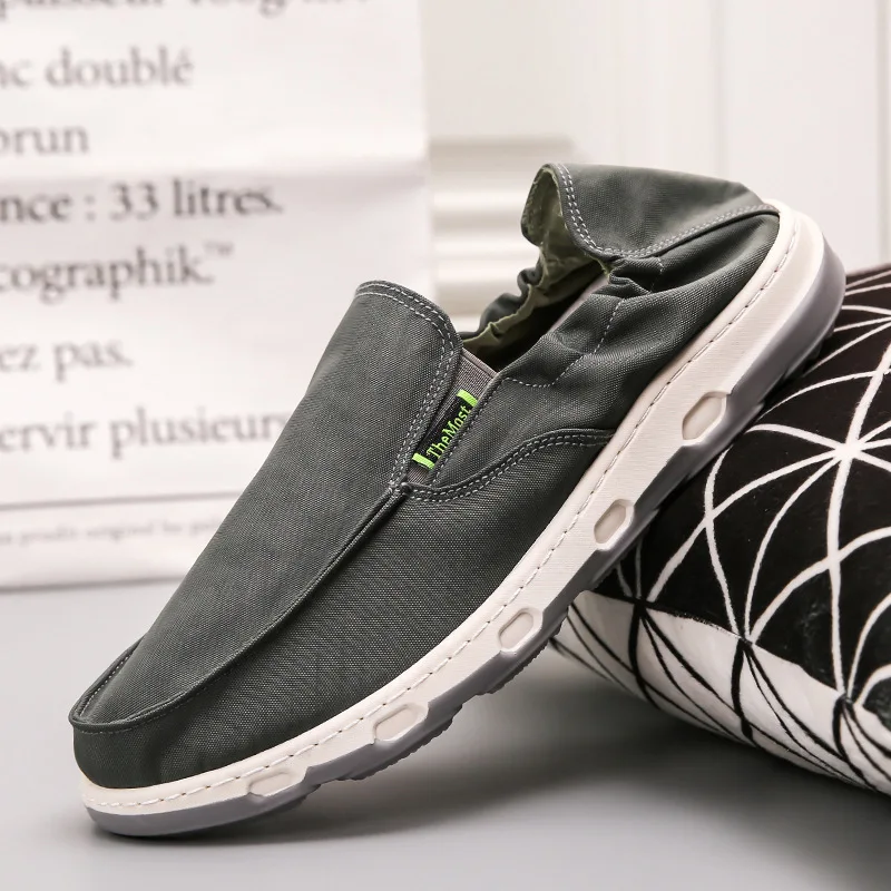 Fashion men's shoes half slippers canvas shoes men's shoes spring and summer flat bottom shoes umbrella cloth men's cloth shoes
Fashion men's shoes half slippers canvas shoes men's shoes spring and summer flat bottom shoes umbrella cloth men's cloth shoes