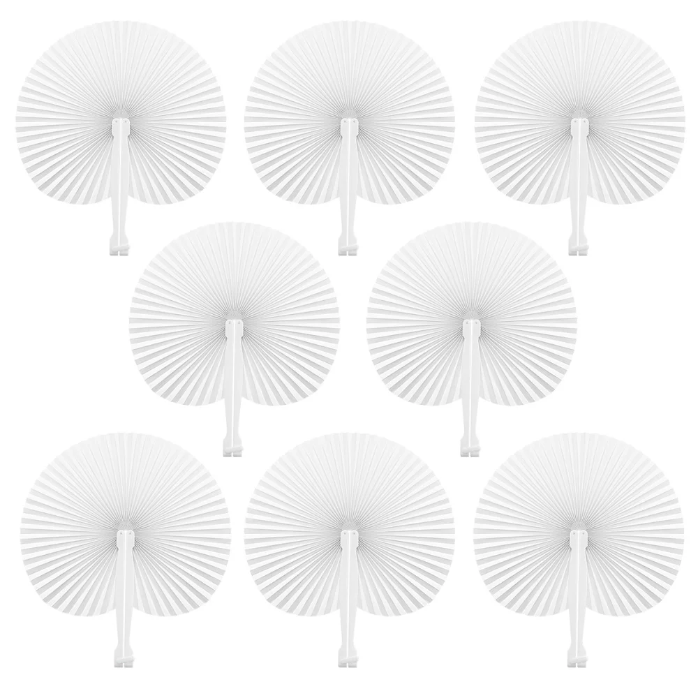 60pcs Folding Fan Handheld Fans Paper Folded Fan Circular Paper Fan for Wedding Party
60pcs Folding Fan Handheld Fans Paper Folded Fan Circular Paper Fan for Wedding Party