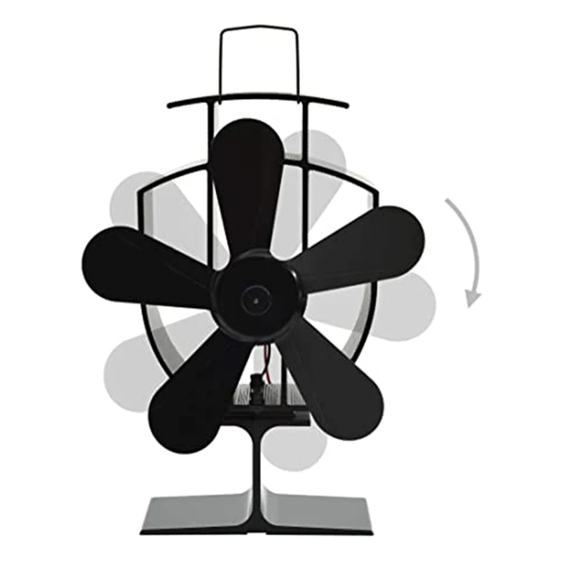 Fireplace 5 Blade Heat Powered Stove Fan Log Wood Burner Eco Friendly Quiet Fan Home Efficient Fast Heat Distribution
Fireplace 5 Blade Heat Powered Stove Fan Log Wood Burner Eco Friendly Quiet Fan Home Efficient Fast Heat Distribution