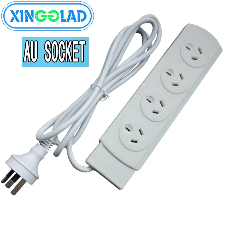 AU Australian CN Plug 4/6 AC Outlet Power Strip Socket Electric Extension Cord 1.8M Overload Protection 250V 10A 2500W
AU Australian CN Plug 4/6 AC Outlet Power Strip Socket Electric Extension Cord 1.8M Overload Protection 250V 10A 2500W