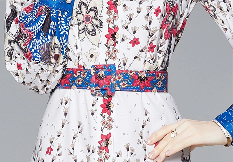 2021 spring Fashion Elegant temperament Women Dress Slim Print Casual Dress
2021 spring Fashion Elegant temperament Women Dress Slim Print Casual Dress