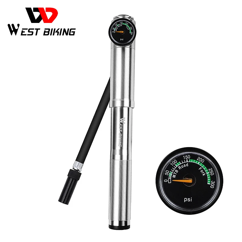 WEST BIKING 89G Portable Mini Bicycle Pump MTB Mountain Bike Pump 160 PSI High Pressure Cycling Hand Air Pump Ball Tire Inflator
WEST BIKING 89G Portable Mini Bicycle Pump MTB Mountain Bike Pump 160 PSI High Pressure Cycling Hand Air Pump Ball Tire Inflator