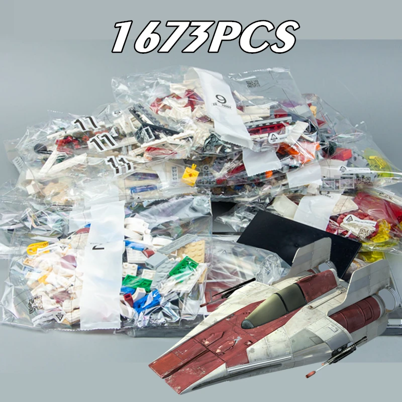 New 1673PCS Star Space Wars UCS RZ-1 A-wing Fighter Interceptor Starfighter Fit 75275 Model Building Block Bricks Toy Kid Gift
New 1673PCS Star Space Wars UCS RZ-1 A-wing Fighter Interceptor Starfighter Fit 75275 Model Building Block Bricks Toy Kid Gift