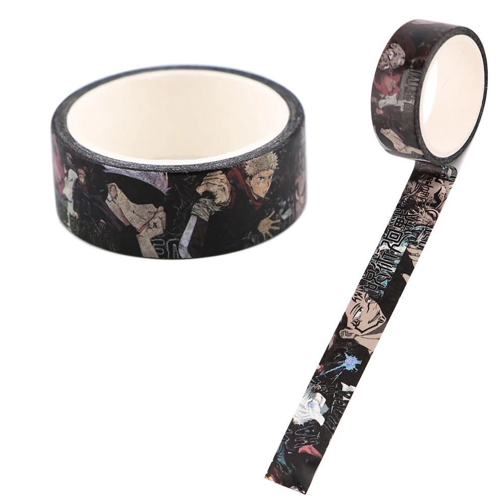 Flyingbee 15mmX5m Anime Jujutsu Kaisen Cool Cartoon Washi Tape DIY Scrapbooking Label Tape Student Stationery Gift X2174
Flyingbee 15mmX5m Anime Jujutsu Kaisen Cool Cartoon Washi Tape DIY Scrapbooking Label Tape Student Stationery Gift X2174