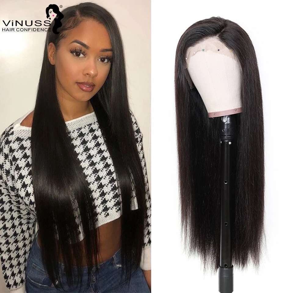 Vinuss Lace Front Human Hair Wig Silky Straight 13x6 Lace Frontal Wig Pre Plucked With Baby Hair Pre Plucked Hairline For Women
Vinuss Lace Front Human Hair Wig Silky Straight 13x6 Lace Frontal Wig Pre Plucked With Baby Hair Pre Plucked Hairline For Women