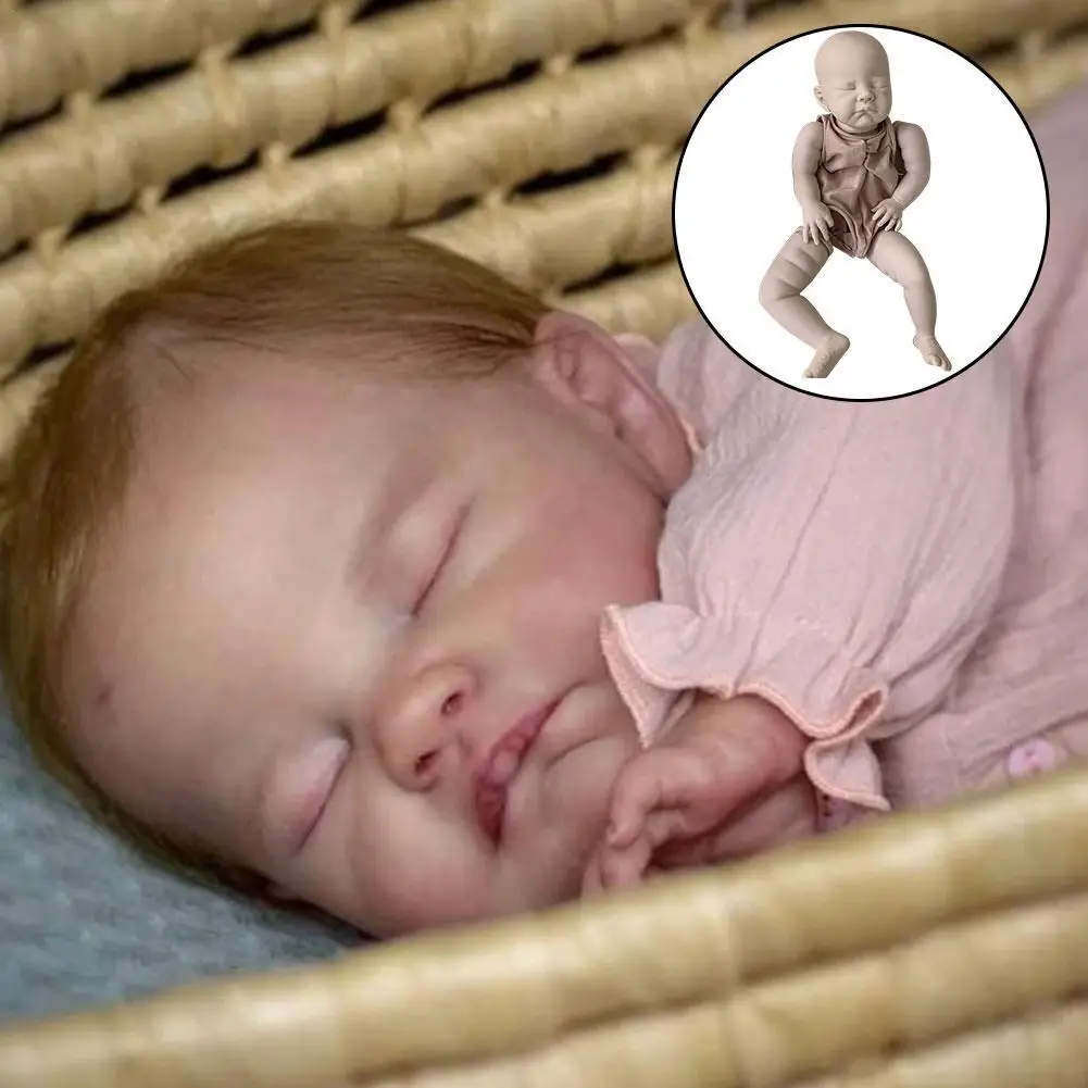 22inch DIY sleeping Lifelike Doll Face Soft Baby Girl Stuffed Gift Toy Dollnew Baby Toys Christmas Gift Vinyl Kit
22inch DIY sleeping Lifelike Doll Face Soft Baby Girl Stuffed Gift Toy Dollnew Baby Toys Christmas Gift Vinyl Kit