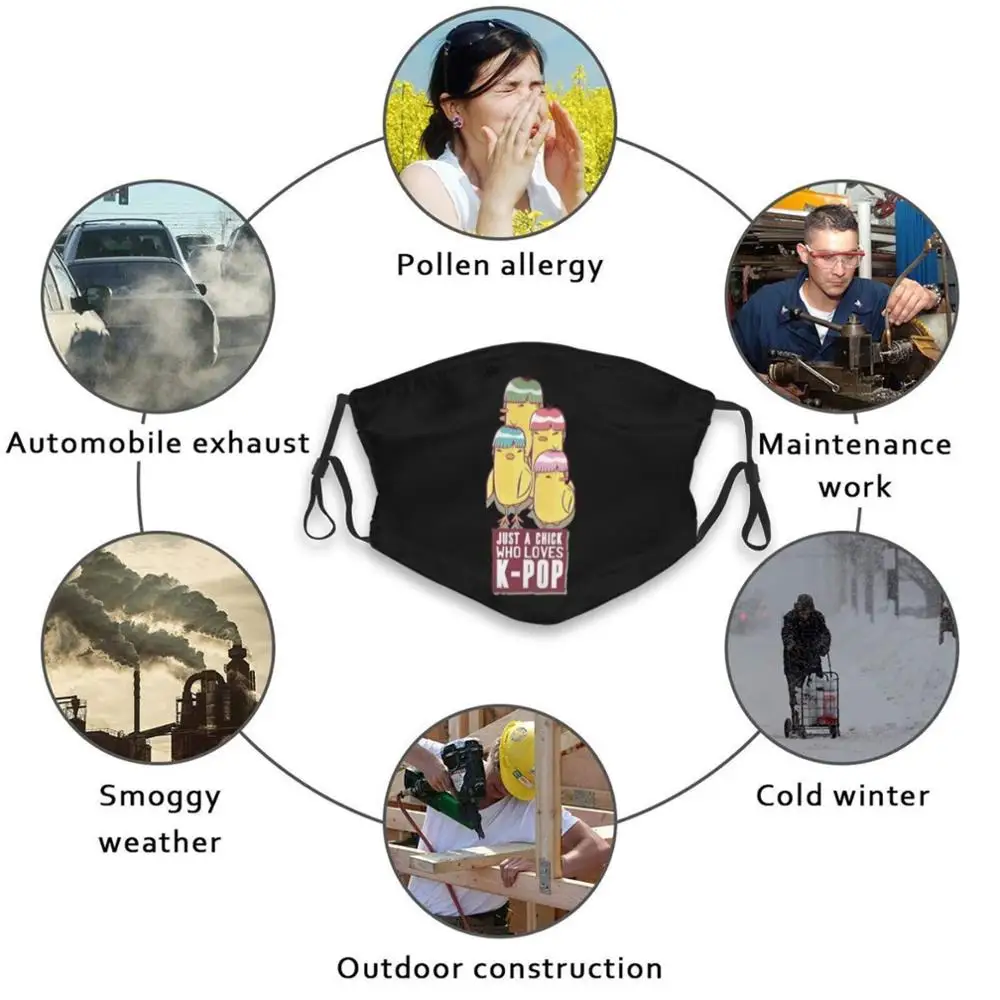 Funny K - Pop Music Design Design Anti Dust Filter Washable Face Mask Kids Funny K Pop Music 
Funny K - Pop Music Design Design Anti Dust Filter Washable Face Mask Kids Funny K Pop Music