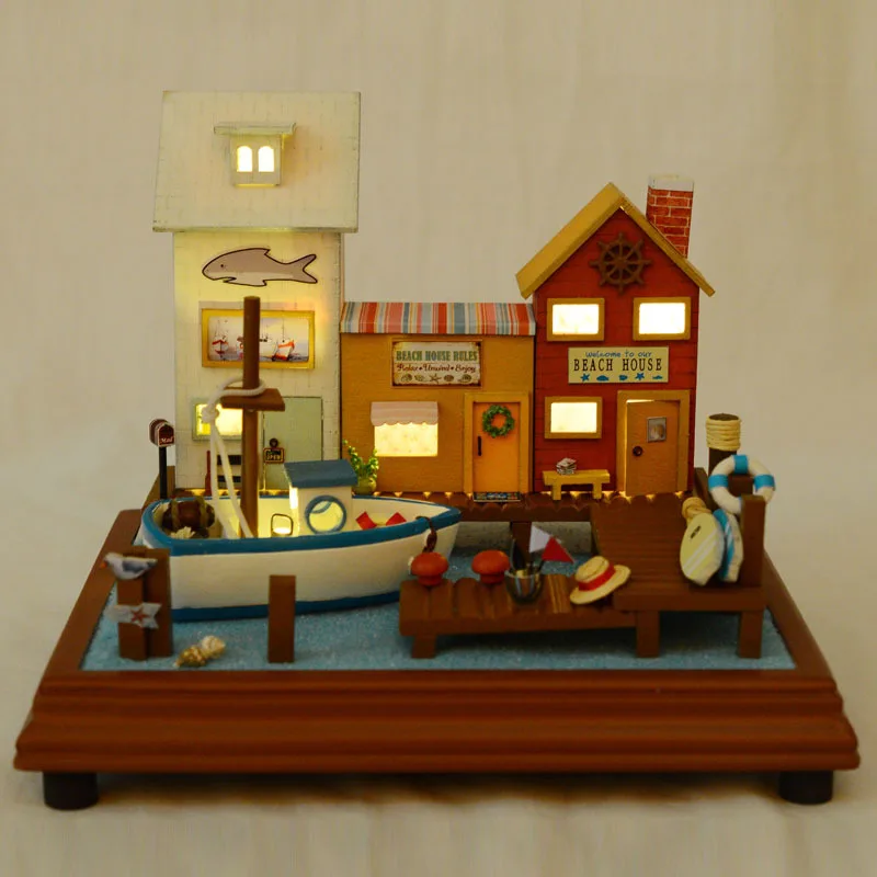 LED Port Ship Fishing Boat doll house furniture diy dollhouse wood diy doll house miniature dollhouse furniture children Toy gif
LED Port Ship Fishing Boat doll house furniture diy dollhouse wood diy doll house miniature dollhouse furniture children Toy gif