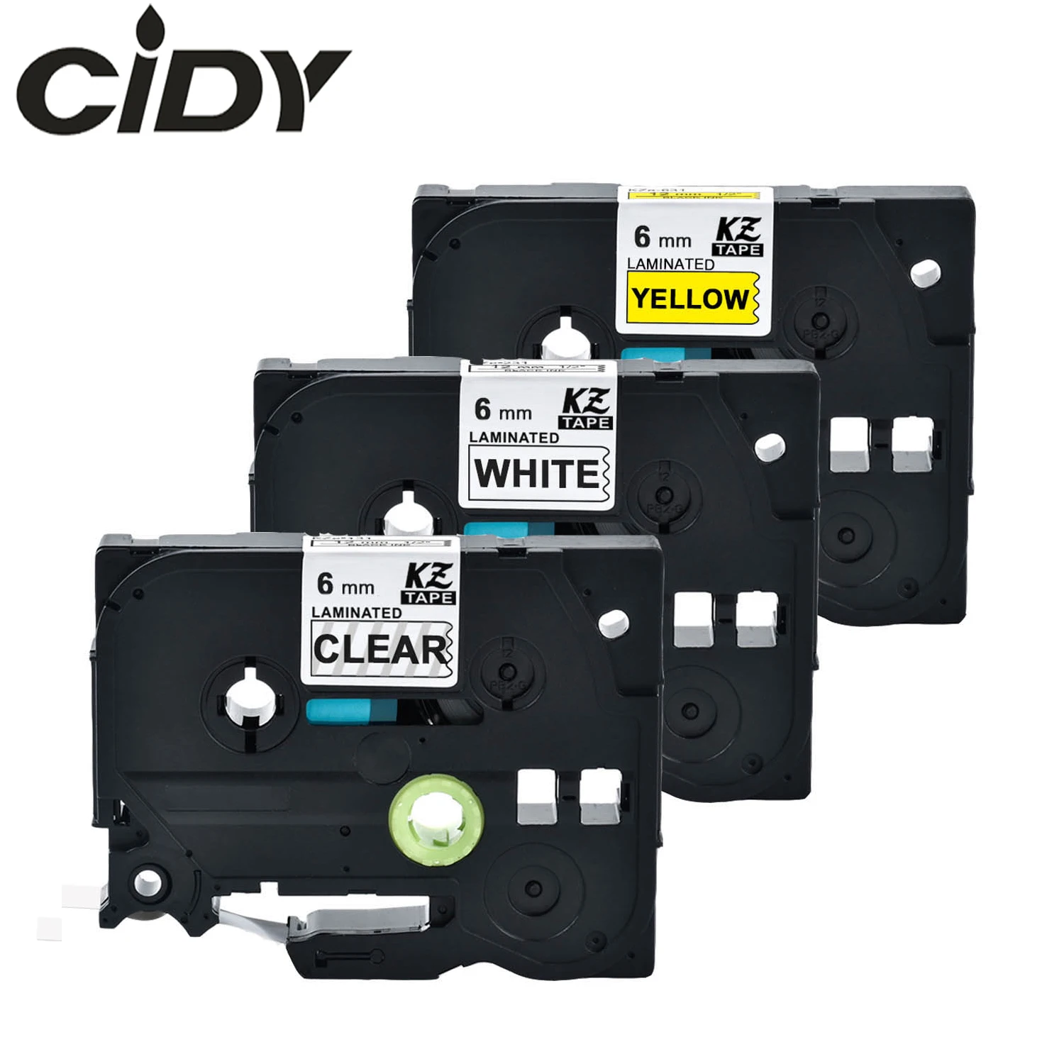 CIDY 3Pcs tze111 tze211 tze611 6mm Tze Label Tape Cartridge For Brother P touch PT-E500W PT-E100B
CIDY 3Pcs tze111 tze211 tze611 6mm Tze Label Tape Cartridge For Brother P touch PT-E500W PT-E100B
