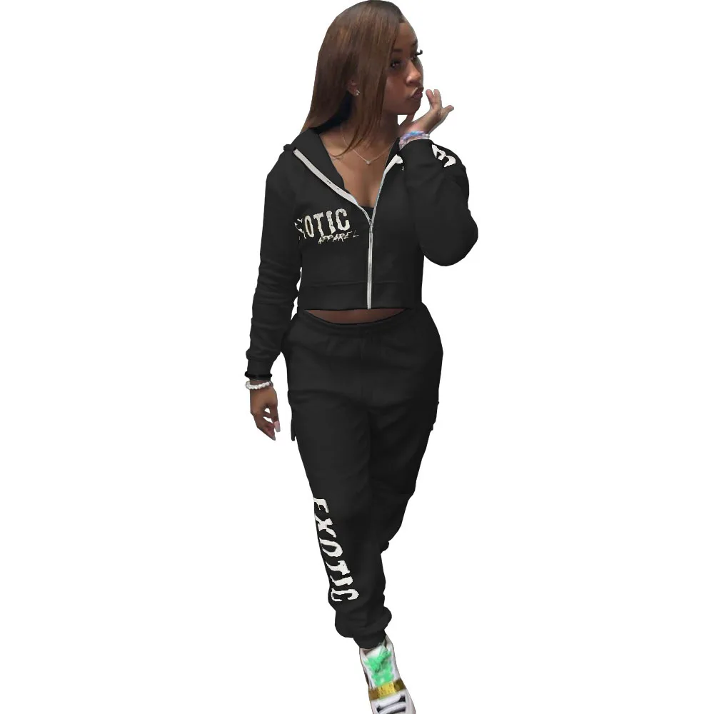 Streetwear Sporty Tracksuit Women's Sets Letter Print Hooded Long Sleeve Jackets and Workout Jogger Sweatpant Two Piece Outfits
Streetwear Sporty Tracksuit Women's Sets Letter Print Hooded Long Sleeve Jackets and Workout Jogger Sweatpant Two Piece Outfits