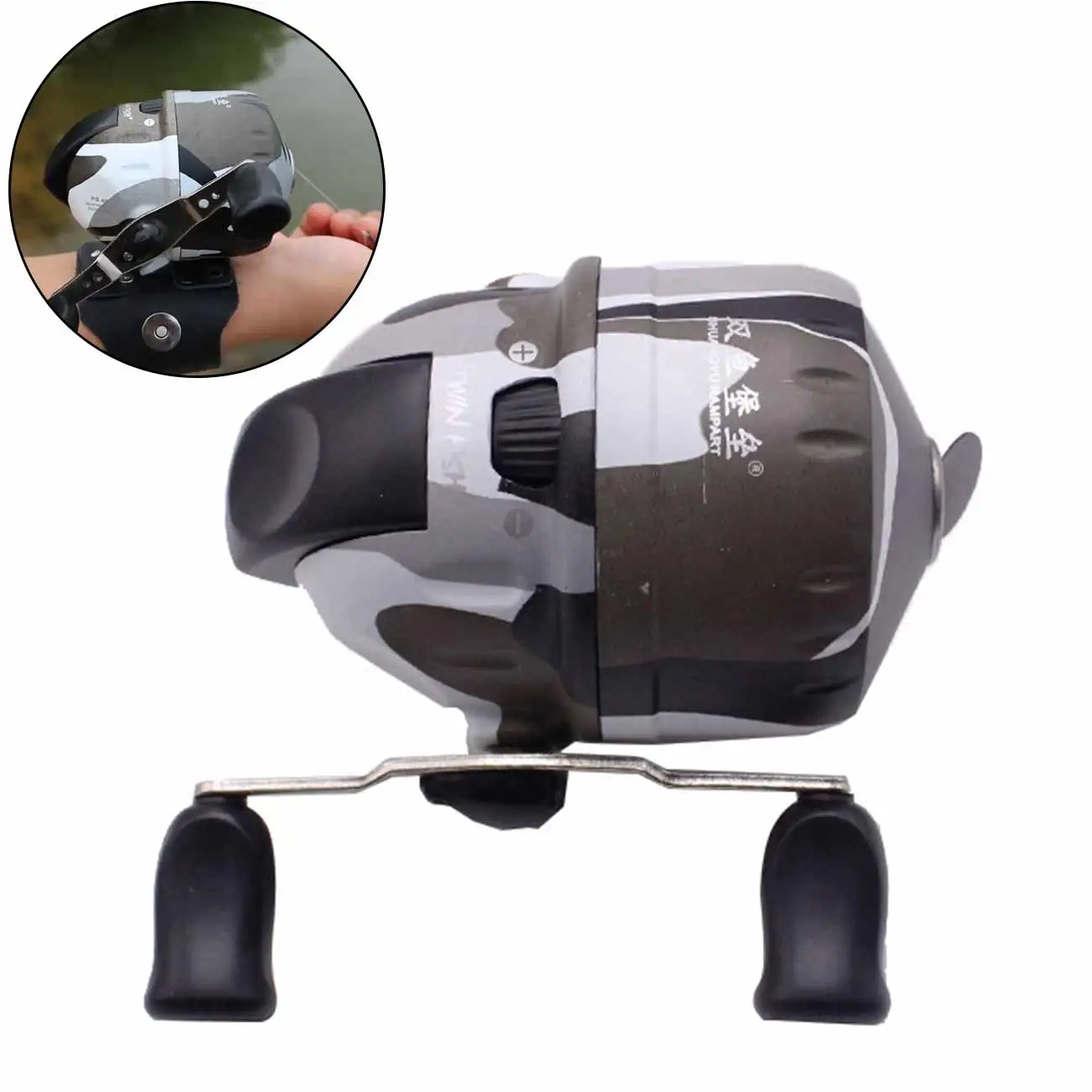 For PS40 Fishing Reel Metal Catapult Shooting Fish Closed Line Wheel Left/Right Interchangeable Outdoor River Fishing Tackles
For PS40 Fishing Reel Metal Catapult Shooting Fish Closed Line Wheel Left/Right Interchangeable Outdoor River Fishing Tackles