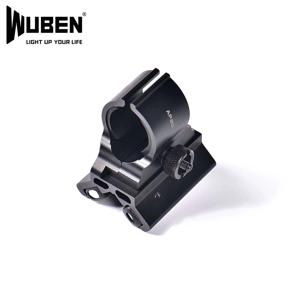 WUBEN AP20 Magnetic Flashlight Rail Mount compatible with 22mm-28mm dimension flashlight
WUBEN AP20 Magnetic Flashlight Rail Mount compatible with 22mm-28mm dimension flashlight