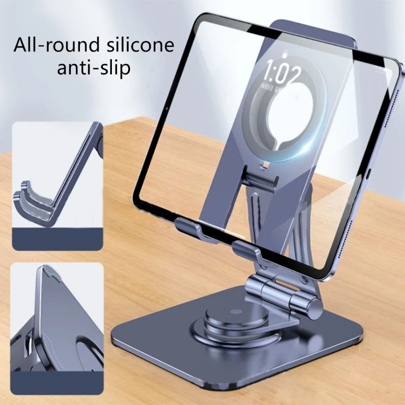 Desktop Lazy Phone Stand Support Pad Bracket Tablet Frame Foldable Portable Rotation Adjustable Universal Aluminum Alloy
Desktop Lazy Phone Stand Support Pad Bracket Tablet Frame Foldable Portable Rotation Adjustable Universal Aluminum Alloy