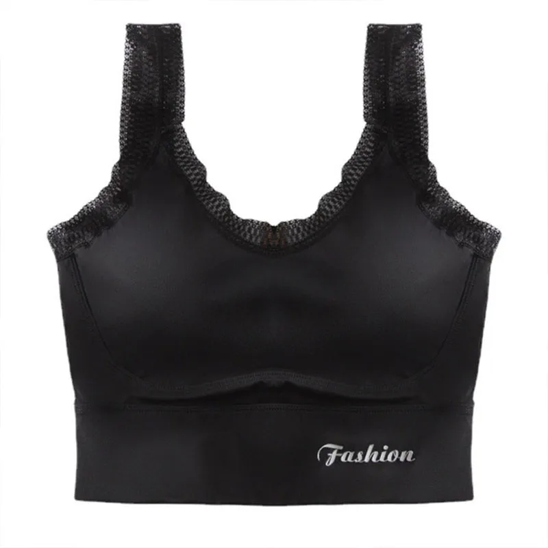 Lace Beauty Back Wrapped Chest Quick Dry Ice Silk No Steel Ring Sling Thin Base Underwear Female Student Sports Breathable Bra
Lace Beauty Back Wrapped Chest Quick Dry Ice Silk No Steel Ring Sling Thin Base Underwear Female Student Sports Breathable Bra