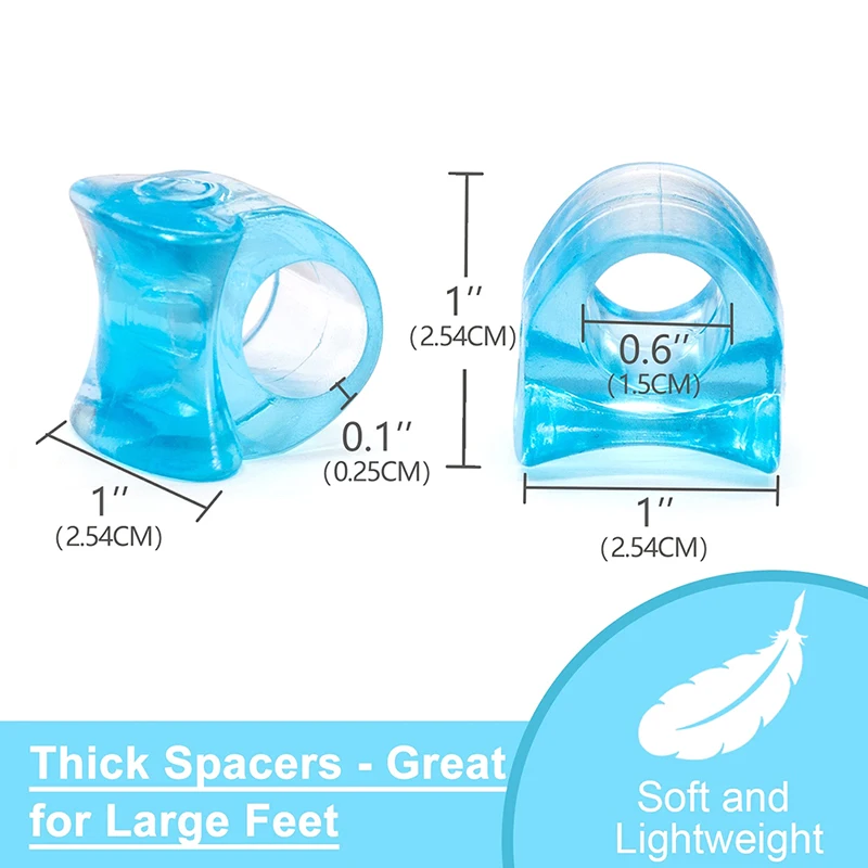 2Pcs Silicone Gel Foot Fingers Toe Separator Thumb Valgus Protector Bunion Adjuster Hallux Valgus Guard Feet Care Nail Tools
2Pcs Silicone Gel Foot Fingers Toe Separator Thumb Valgus Protector Bunion Adjuster Hallux Valgus Guard Feet Care Nail Tools