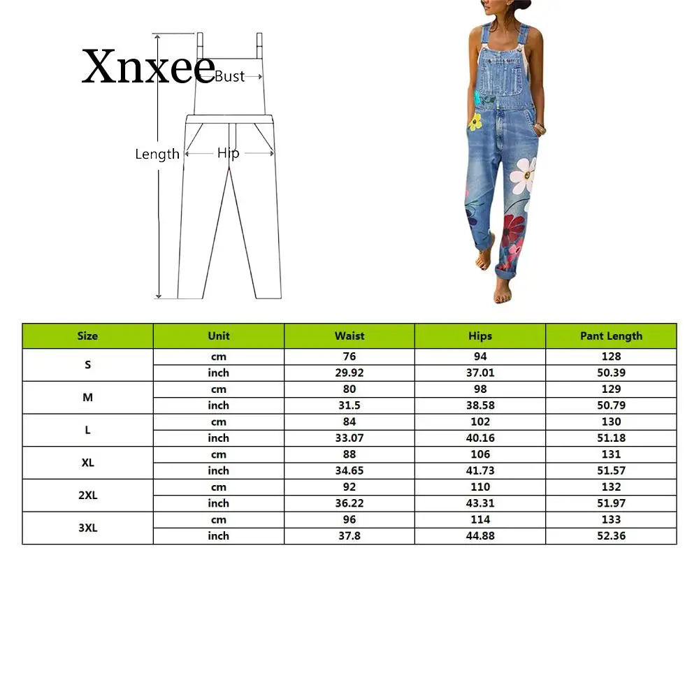 New Women Autumn Denim Jeans pants Jumpsuit hip hop Casual Long Floral Printed Pocket Jeans Romper fashion Slim Long Overalls
New Women Autumn Denim Jeans pants Jumpsuit hip hop Casual Long Floral Printed Pocket Jeans Romper fashion Slim Long Overalls