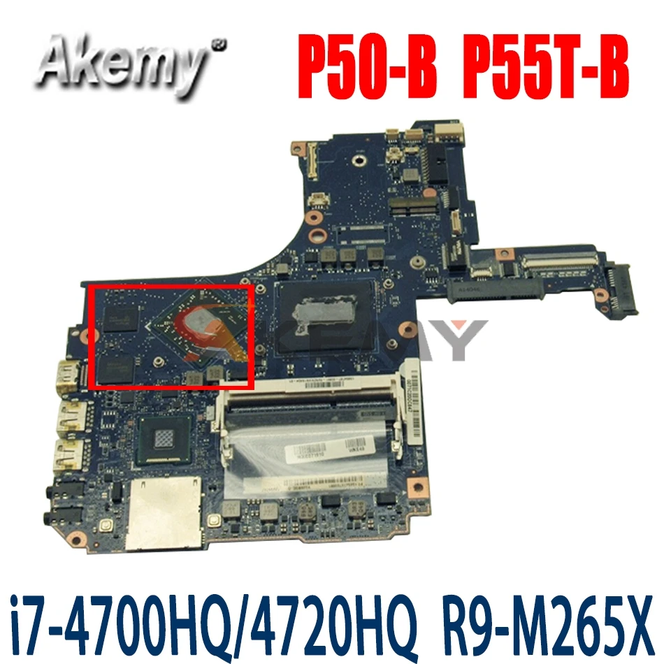 AKemy VG20SQG/20CQG материнская плата для ноутбука Toshiba Satellite P50-B P55T-B оригинальная материнская плата I7-4700HQ/4720HQ R9-M265X
AKemy VG20SQG/20CQG материнская плата для ноутбука Toshiba Satellite P50-B P55T-B оригинальная материнская плата I7-4700HQ/4720HQ R9-M265X