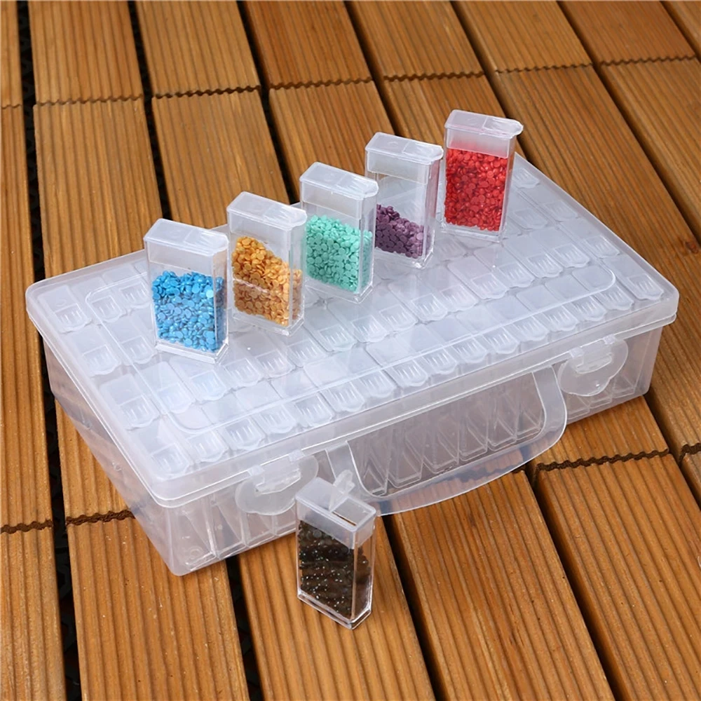 DOHAWIZS 64 Pcs Lattice 5D Diamond Painting Tools Accessories Beads Container Kits Storage Organizer Small Particle Storage Box
DOHAWIZS 64 Pcs Lattice 5D Diamond Painting Tools Accessories Beads Container Kits Storage Organizer Small Particle Storage Box