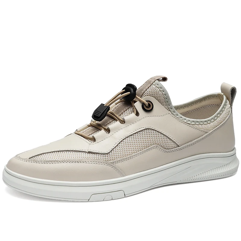 Мокасины мужские кожаные, дышащие, без шнуровки, на плоской подошве
Мокасины мужские кожаные, дышащие, без шнуровки, на плоской подошве