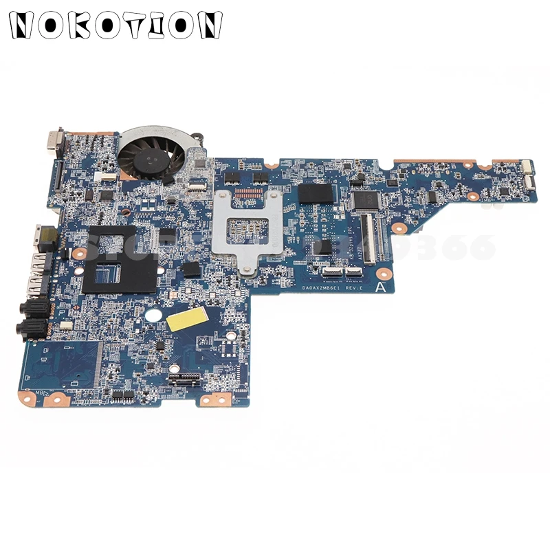 Материнская плата NOKOTION 623915-001 DA0AX2MB6E1 DA0AX2MB6E0 для ноутбука HP CQ42 CQ62 G42 CQ56 G56 разъем S1 с