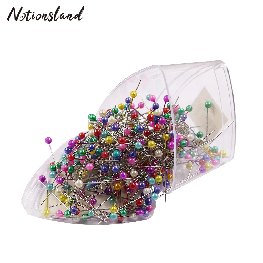 300pcs/box Pins 37mm Round Pearl Headed Dressmaking Pins Weddings Corsage Jewelry DIY Making Tool Sewing Accessories
300pcs/box Pins 37mm Round Pearl Headed Dressmaking Pins Weddings Corsage Jewelry DIY Making Tool Sewing Accessories