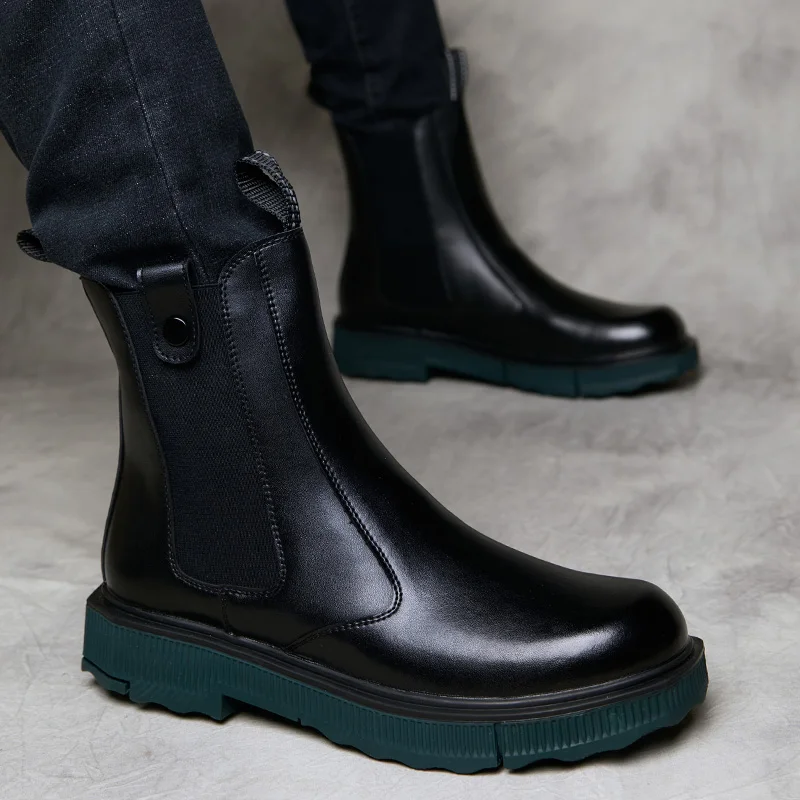 Мужские модные ботинки для сцены, ночного клуба, мотоциклетные ботинки, черные ботинки из натуральной кожи, ковбойские ботинки челси, корот...
Мужские модные ботинки для сцены, ночного клуба, мотоциклетные ботинки, черные ботинки из натуральной кожи, ковбойские ботинки челси, корот...