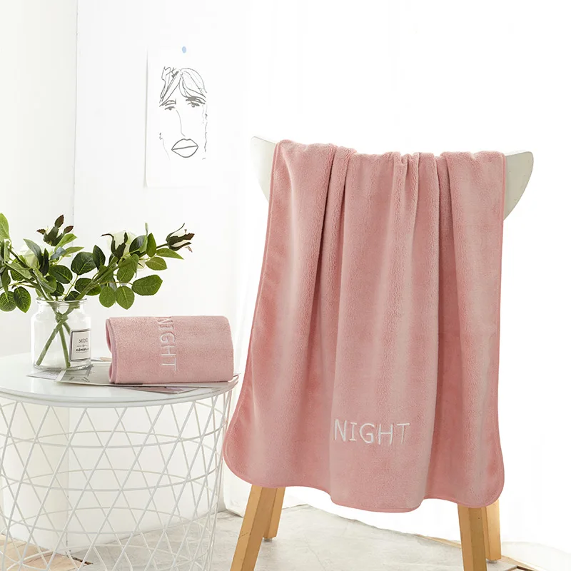 3pcs towel set coral velvet white face bath towel letter embroidery beach toalla 70*140cm home hotel playa serviette de plage
3pcs towel set coral velvet white face bath towel letter embroidery beach toalla 70*140cm home hotel playa serviette de plage