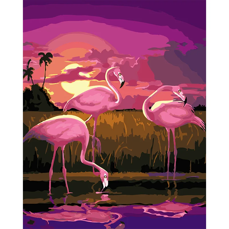 Dusk Flamingo Animal Pictures Digital Painting By Numbers Oil Paint By Numbers for Adults Kids Living Room Decoration Framed
Dusk Flamingo Animal Pictures Digital Painting By Numbers Oil Paint By Numbers for Adults Kids Living Room Decoration Framed