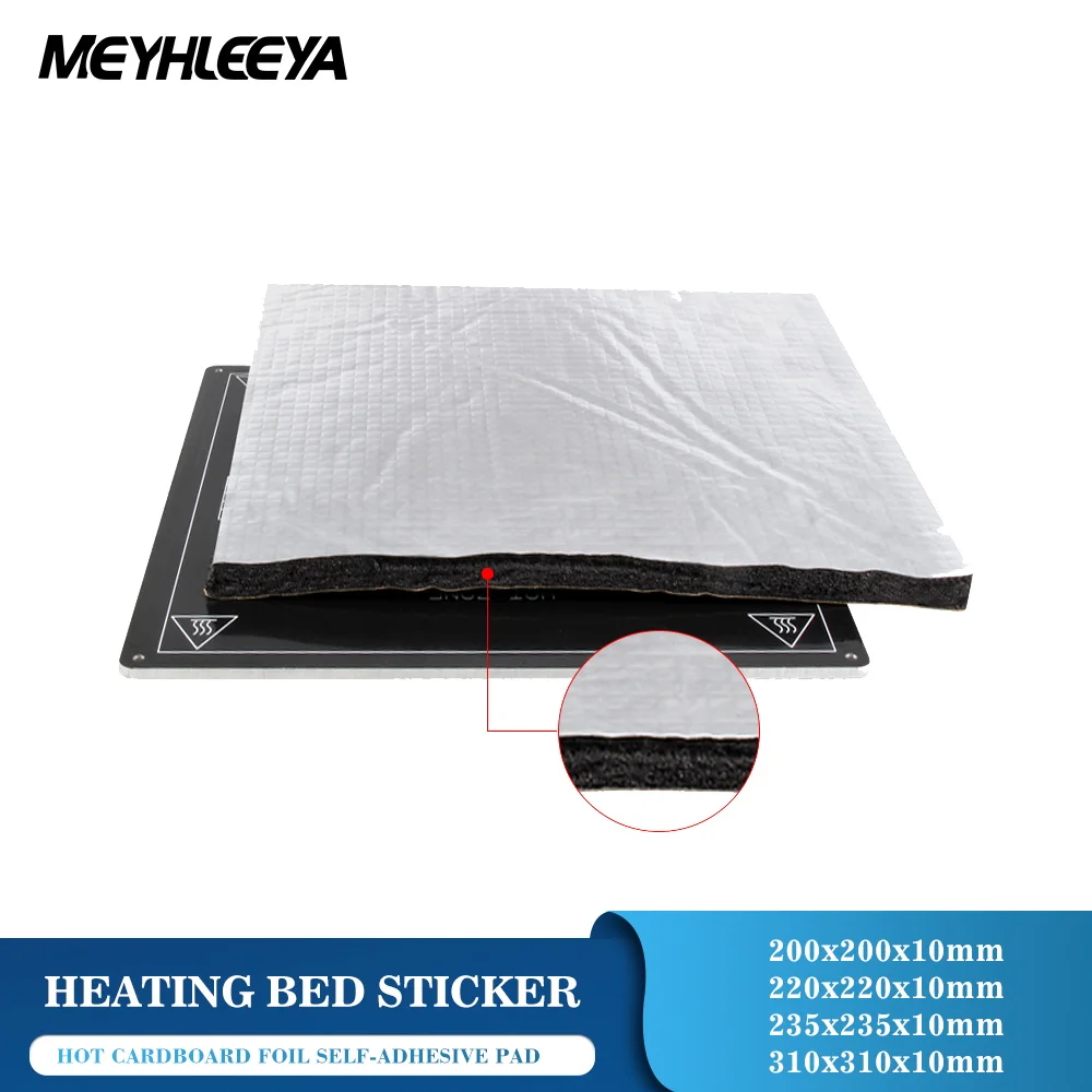 Heat paper Plate Foil Self-adhesive Pad Heating Bed Sticker Insulation Cotton 3D Printer Parts
Heat paper Plate Foil Self-adhesive Pad Heating Bed Sticker Insulation Cotton 3D Printer Parts