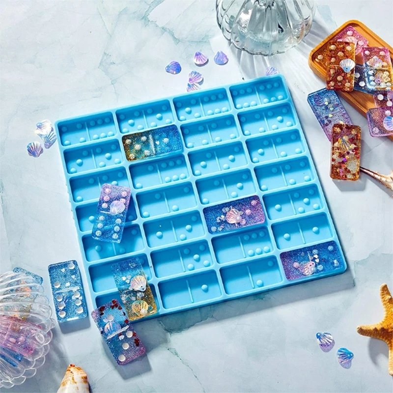 LXAE 5 Pcs Dominoes Epoxy Resin Mold Domino Game Toys Silicone Mould DIY Crafts Ornaments Jewelry Casting Tools
LXAE 5 Pcs Dominoes Epoxy Resin Mold Domino Game Toys Silicone Mould DIY Crafts Ornaments Jewelry Casting Tools