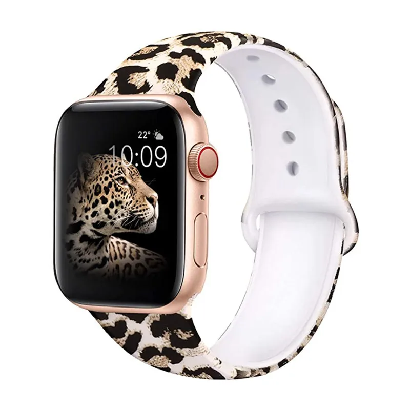 Sport Strap for Apple watch band 44mm 42mm 40mm 38mm Elasticity Printed silicone bracelet iwatch series 3 4 5 SE 6 watchband
Sport Strap for Apple watch band 44mm 42mm 40mm 38mm Elasticity Printed silicone bracelet iwatch series 3 4 5 SE 6 watchband