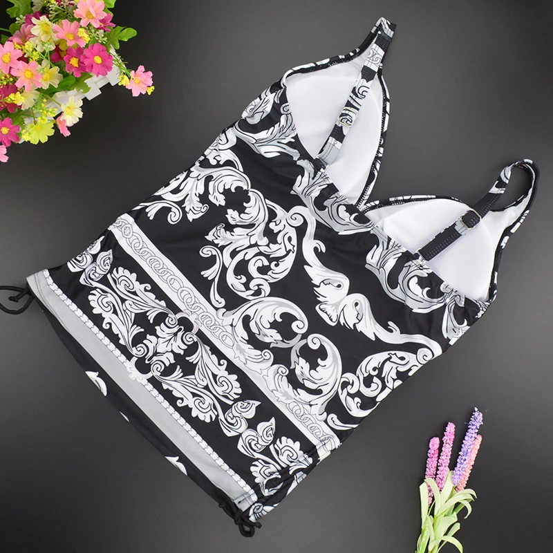 Roupa De Banho Tankini Plus Size Feminina, Conjunto Tankini Preto Com Gola v Em V, Estampa Duas Peas, Roupa De Banho, New
Roupa De Banho Tankini Plus Size Feminina, Conjunto Tankini Preto Com Gola v Em V, Estampa Duas Peas, Roupa De Banho, New
