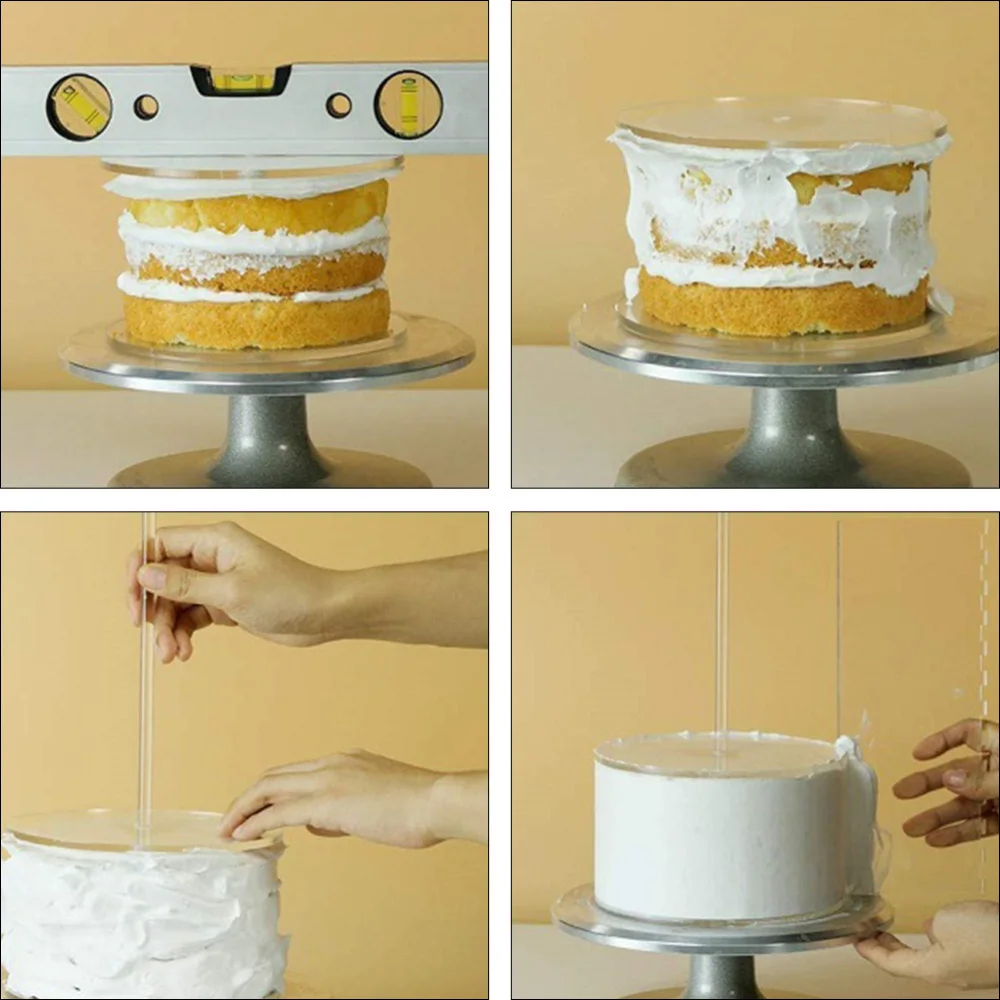 1 Set 11Pcs Round Cake Discs Cake Scrapers Cake Decorating Tools (Transparent)
1 Set 11Pcs Round Cake Discs Cake Scrapers Cake Decorating Tools (Transparent)