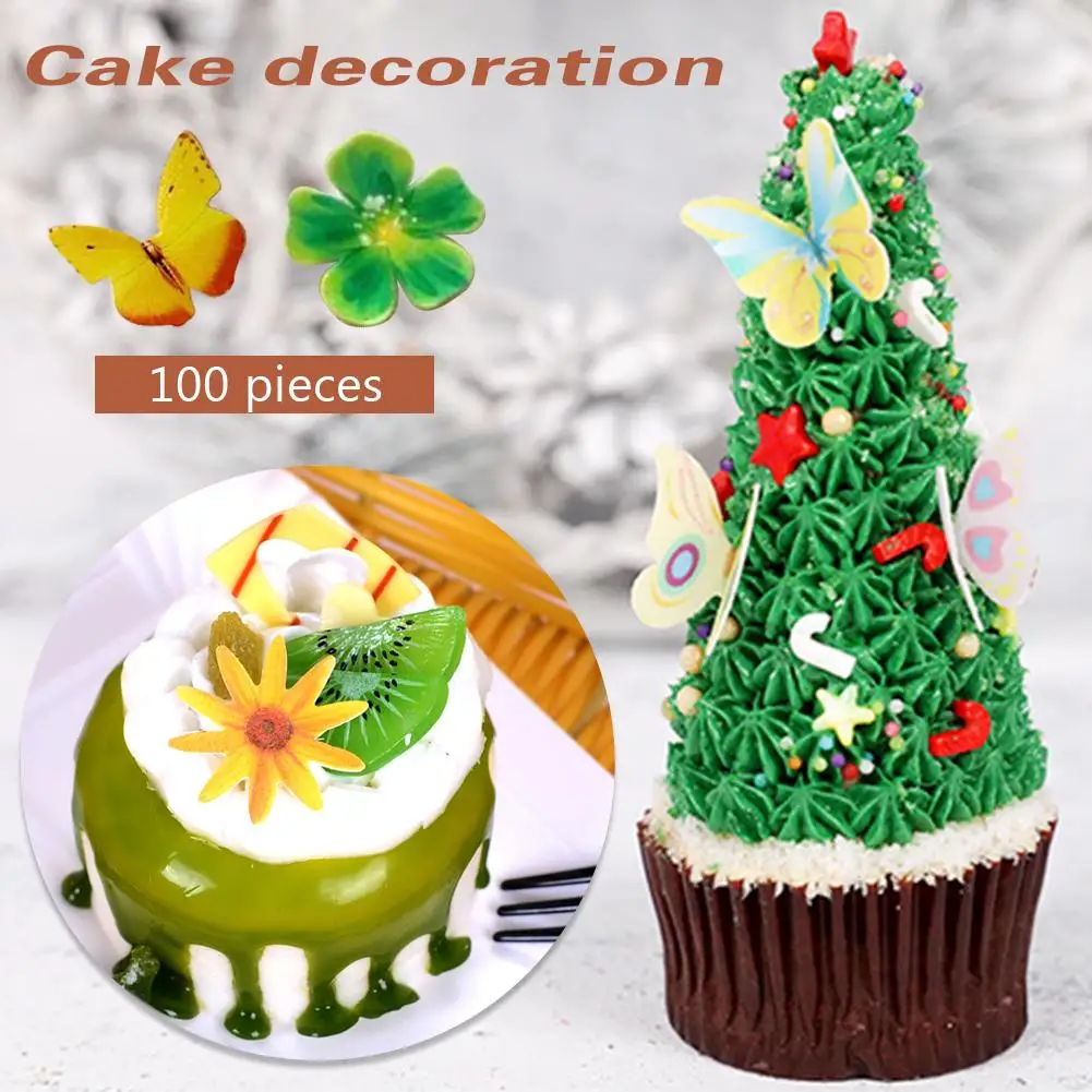 100 Pieces Butterfly Shape Cake Baking Decoration Rice Paper Wafer Paper Cake Dessert Flower Birthday Toppers
100 Pieces Butterfly Shape Cake Baking Decoration Rice Paper Wafer Paper Cake Dessert Flower Birthday Toppers