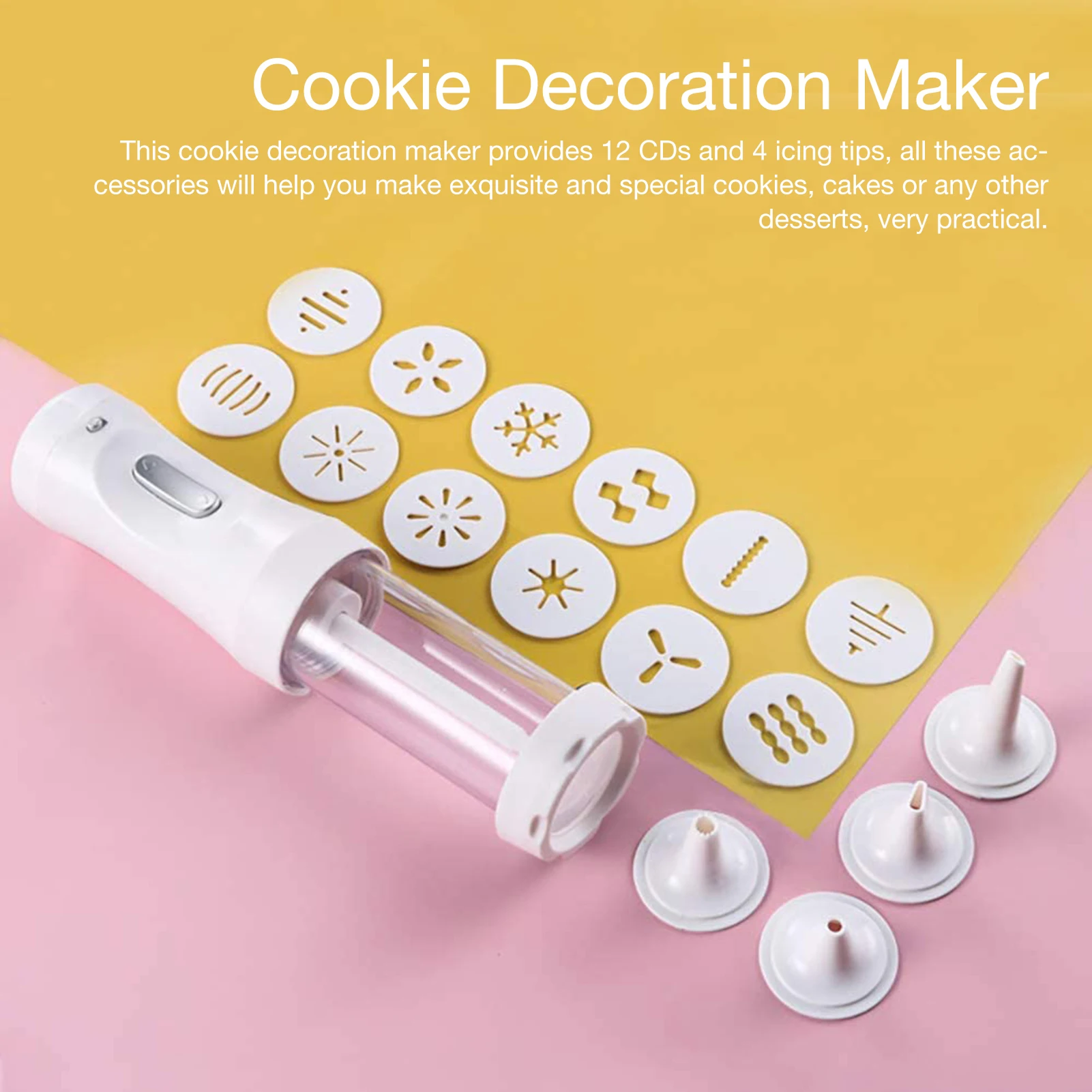 Biscuit Decoration Pressure Gun Frame Gun Decoration Electric Decoration Tool Baking Tool Safety Biscuit Squeeze Tool
Biscuit Decoration Pressure Gun Frame Gun Decoration Electric Decoration Tool Baking Tool Safety Biscuit Squeeze Tool