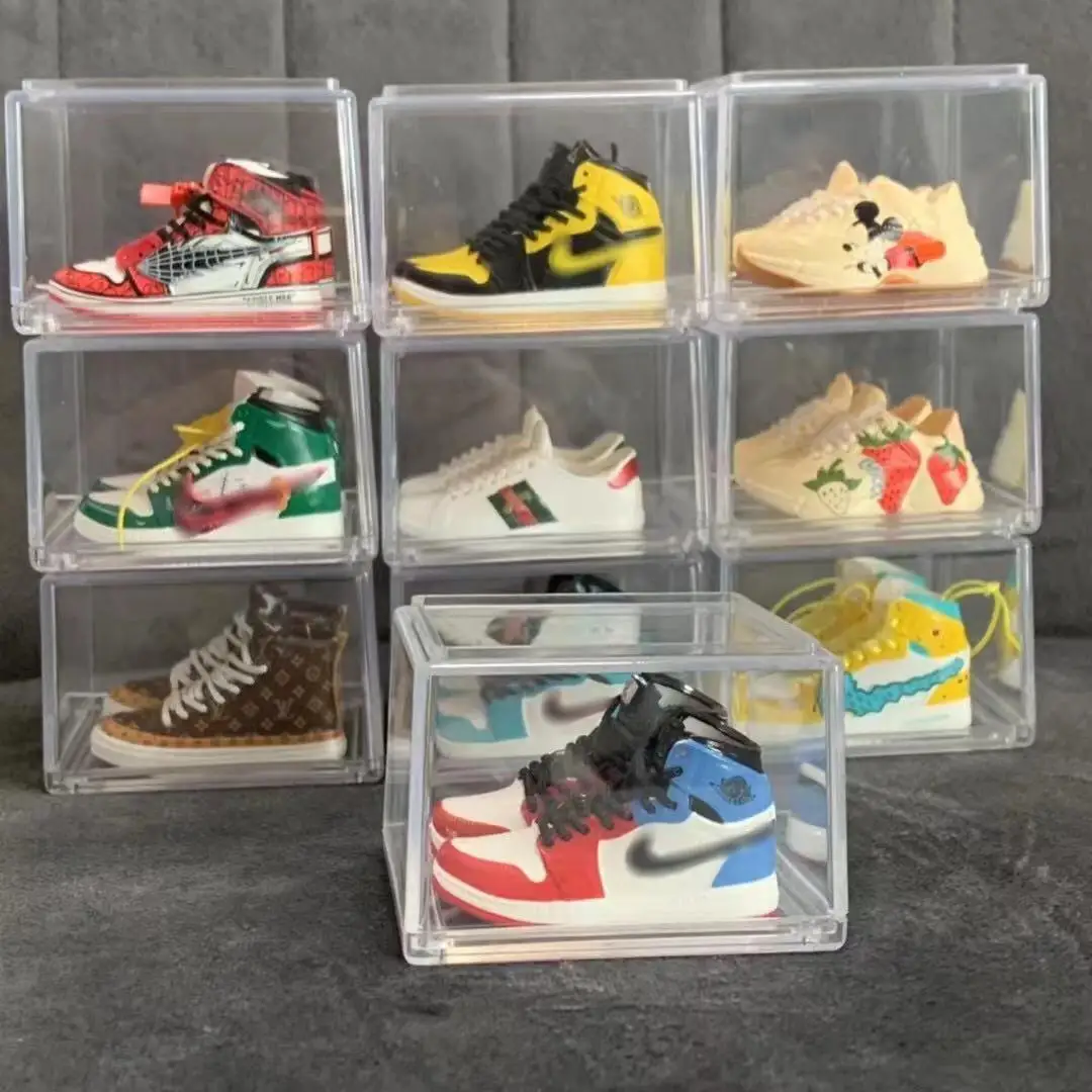 Mini 3D Sneaker Aacrylic Sneakers Model Boutique Transparent Display Cabinet Small Sports Shoe Box Gifts Desk Car Decorations
Mini 3D Sneaker Aacrylic Sneakers Model Boutique Transparent Display Cabinet Small Sports Shoe Box Gifts Desk Car Decorations