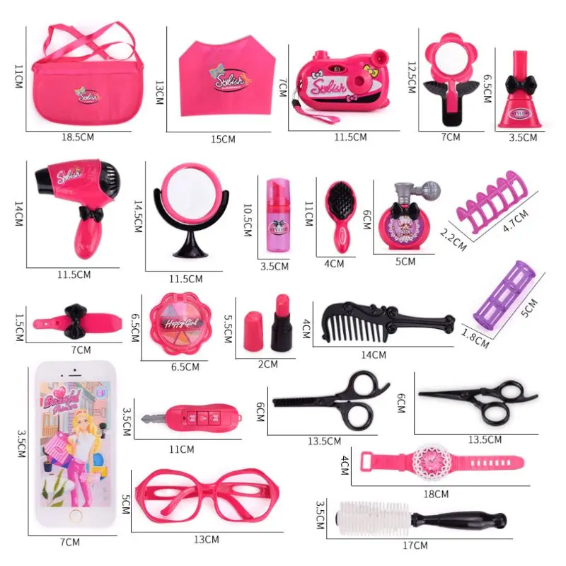 Kids Make Up Kit Toys Girl Pretend Play Princess Dress Up Simulation Plastic Dressing Cosmetic Set for Children Gifts
Kids Make Up Kit Toys Girl Pretend Play Princess Dress Up Simulation Plastic Dressing Cosmetic Set for Children Gifts