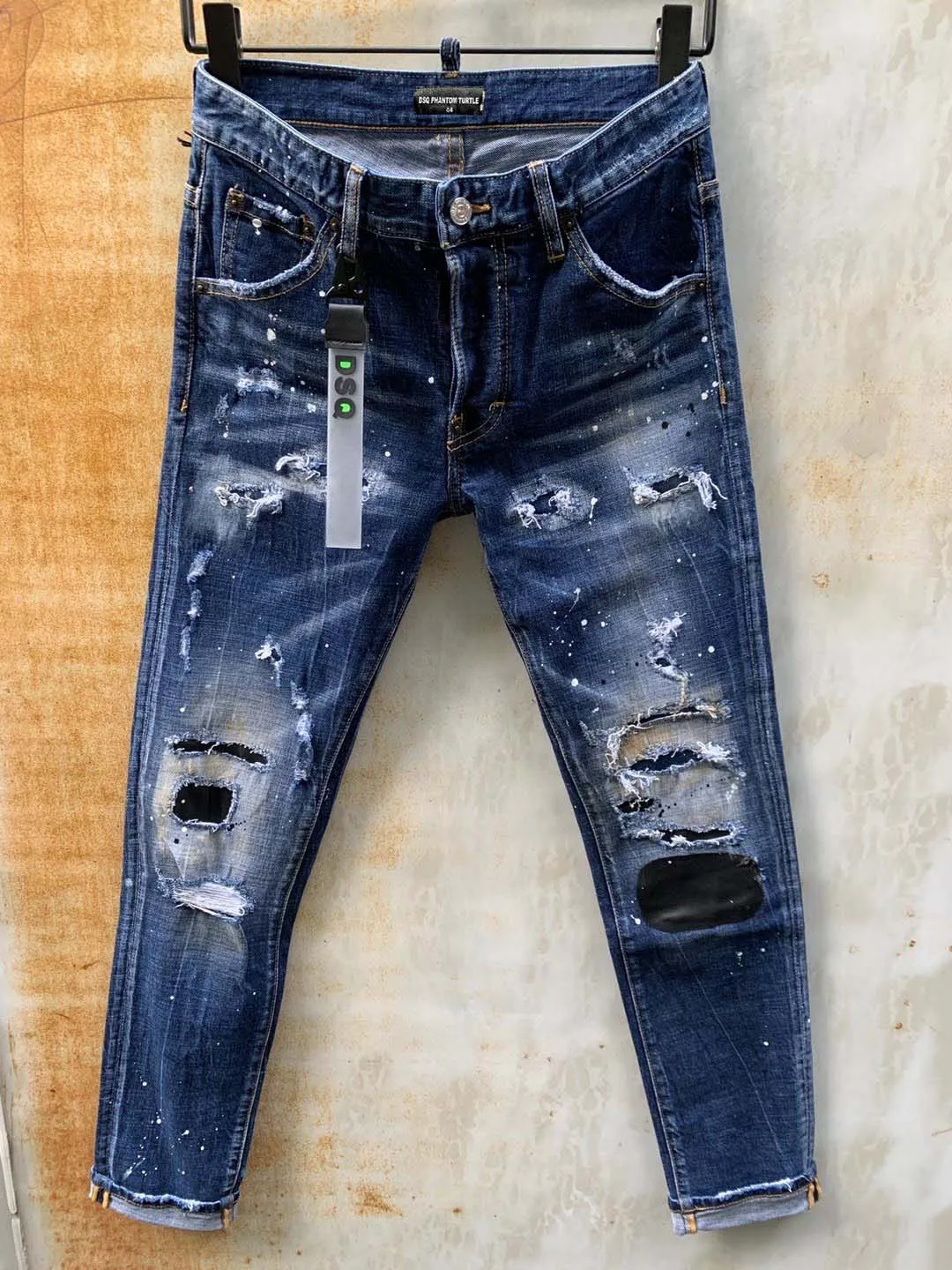 DSQ PHANTOM TURTLE 2021 New Slim Fit Jeans Men Basic Casual Denim Trousers Plus Size Brand Clothing DSQ005-2
DSQ PHANTOM TURTLE 2021 New Slim Fit Jeans Men Basic Casual Denim Trousers Plus Size Brand Clothing DSQ005-2