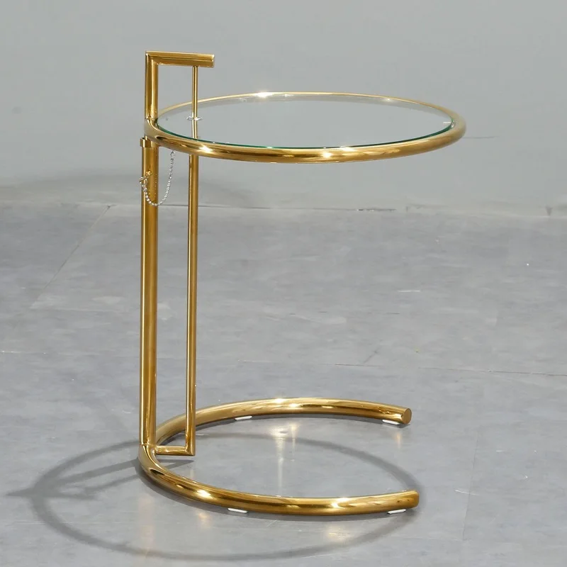 U-BEST Modern Home Furniture Replica Adjustable Height Eileen-Gray Coffee Table, Stainless Steel Tempered Top Glass Side Table
U-BEST Modern Home Furniture Replica Adjustable Height Eileen-Gray Coffee Table, Stainless Steel Tempered Top Glass Side Table