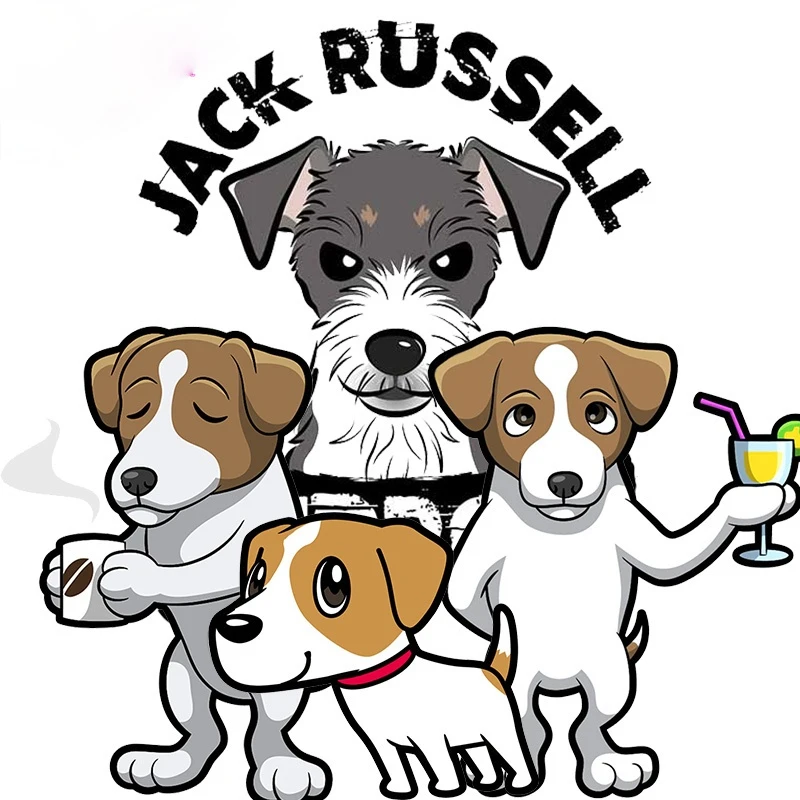 Cute PVC Jack Russell Terrier Dog Anime Decals Decor Motorcycle Off-road Car Stickers Laptop Trunk Car Stickers Vinyl
Cute PVC Jack Russell Terrier Dog Anime Decals Decor Motorcycle Off-road Car Stickers Laptop Trunk Car Stickers Vinyl