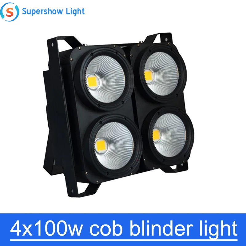 Combination 4x100W 4Eyes LED Blinder Light COB Cool/Warm White LED High Power Professional Stage Lighting For Party Dance Floor
Combination 4x100W 4Eyes LED Blinder Light COB Cool/Warm White LED High Power Professional Stage Lighting For Party Dance Floor