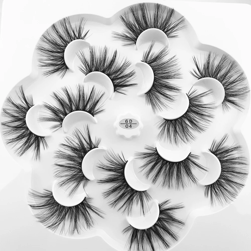 7 Pairs 6D Faux Mink Lashes 25mm-30mm Handmade Reusable Dramatic Full Volume Long Wispy Thick Fake Eyelashes Wholesale
7 Pairs 6D Faux Mink Lashes 25mm-30mm Handmade Reusable Dramatic Full Volume Long Wispy Thick Fake Eyelashes Wholesale