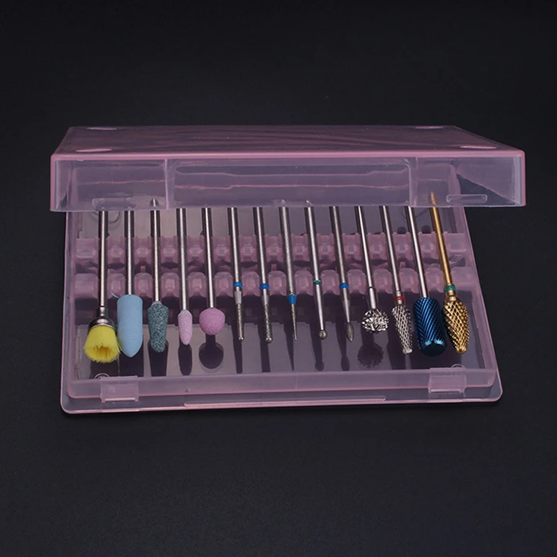 4 Colors Nail Drill Bit Brush Plastic Storage Box Holder Container Manicure Cutters Display Nail Accessories
4 Colors Nail Drill Bit Brush Plastic Storage Box Holder Container Manicure Cutters Display Nail Accessories